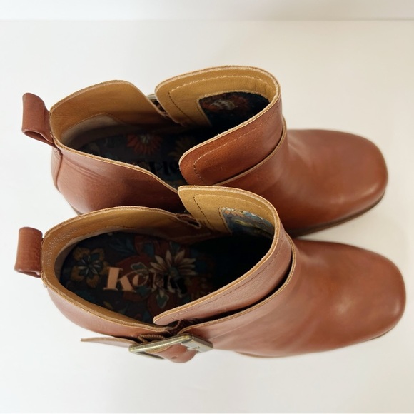 Korks By Kork-Ease Anubd Leather Heeled Lug Sole Boot Size 6 - Picture 10 of 10
